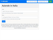 Tablet Screenshot of milano.bluaziende.com